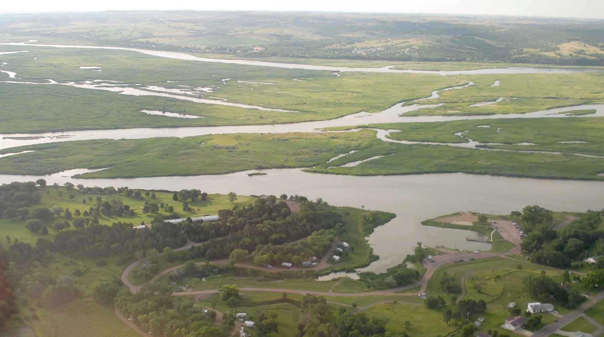 Lewis and Clark Lake sedimentation